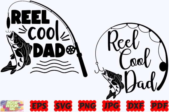 Download Reel Cool Dad SVG | Fishing SVG | Fish - Fishing svg Collection