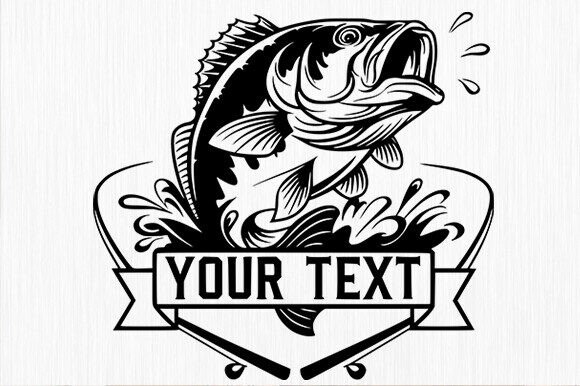 Download Bass Fishing Monogram Svg , Fishing Svg - Fishing svg Collection