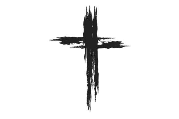 Download Grunge Cross in Brush Stroke Style. Arti - Stroke style Collection