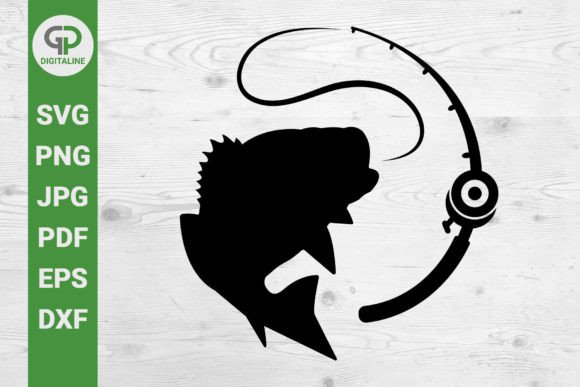 Download Bass Fishing SVG Fishing Rod SVG - Fishing svg Collection